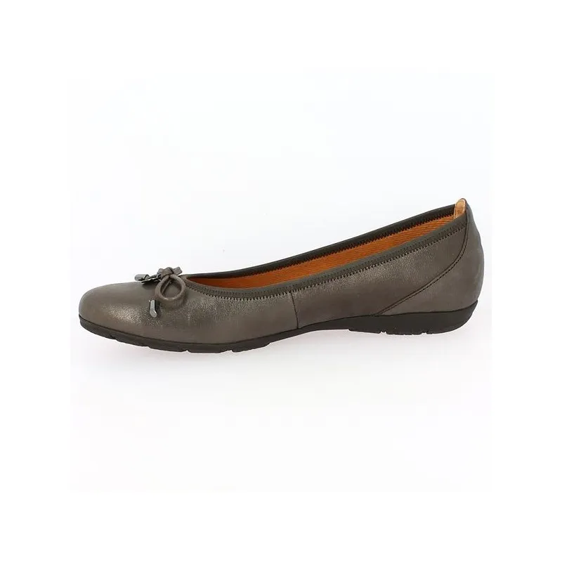 Ballerine bronze cuir métallisé Gabor Calixte