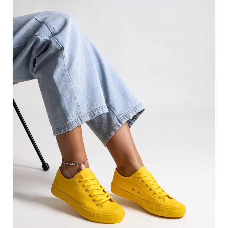 Baskets Nudar classiques jaunes