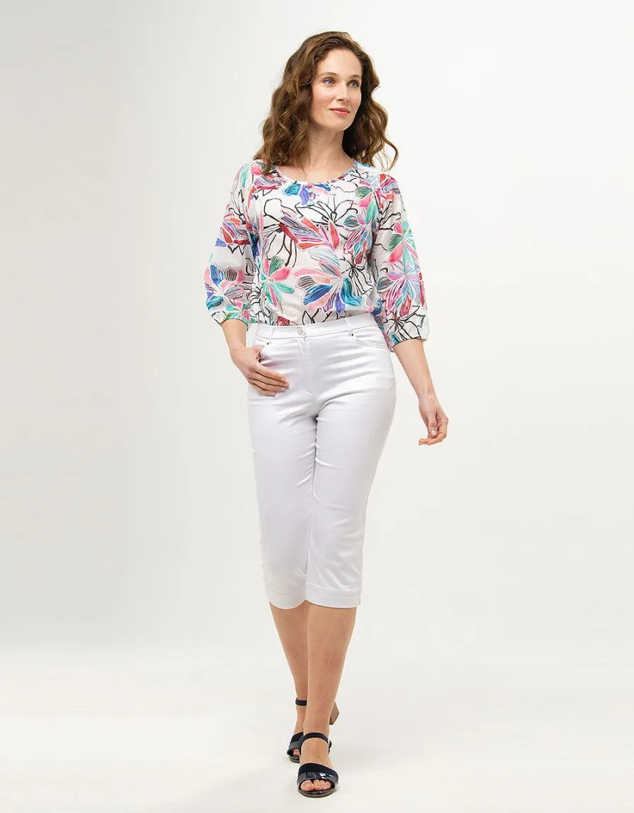 Blouse 100% coton blanc - Blouses & Chemisiers