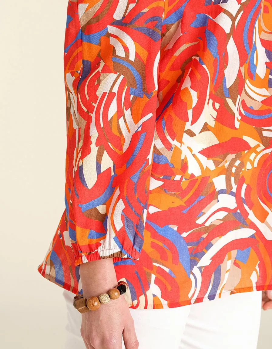 Blouse en coton rouge - Blouses & Chemisiers