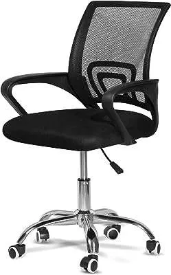 Chaise de bureau ergonomique à hauteur réglable sky touch avec dossier pour soutien 