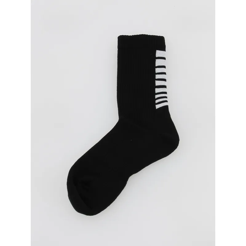 Chaussettes de sport rayées noir blanc - Select Sport | wimod