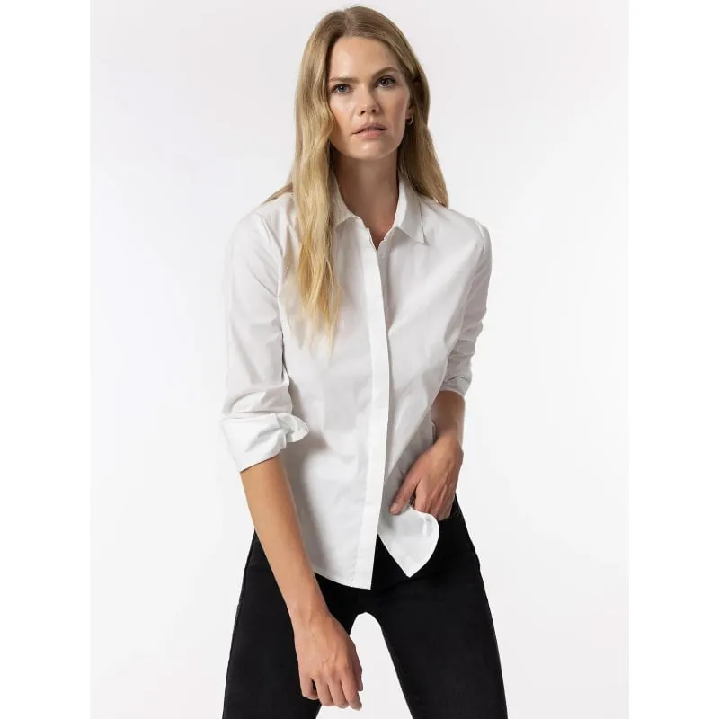 Chemise wallstreet 1 uni blanc femme - Tiffosi | wimod