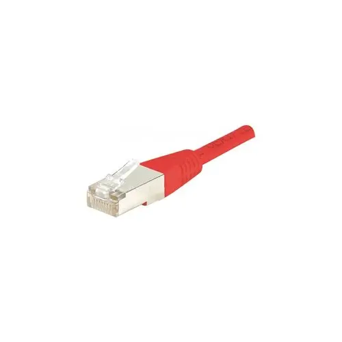 Cordon RJ45 categorie 6 F/UTP rouge - 1,5 m