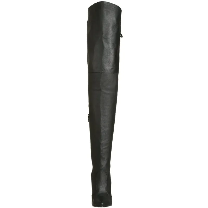 Cuissardes noires en cuir