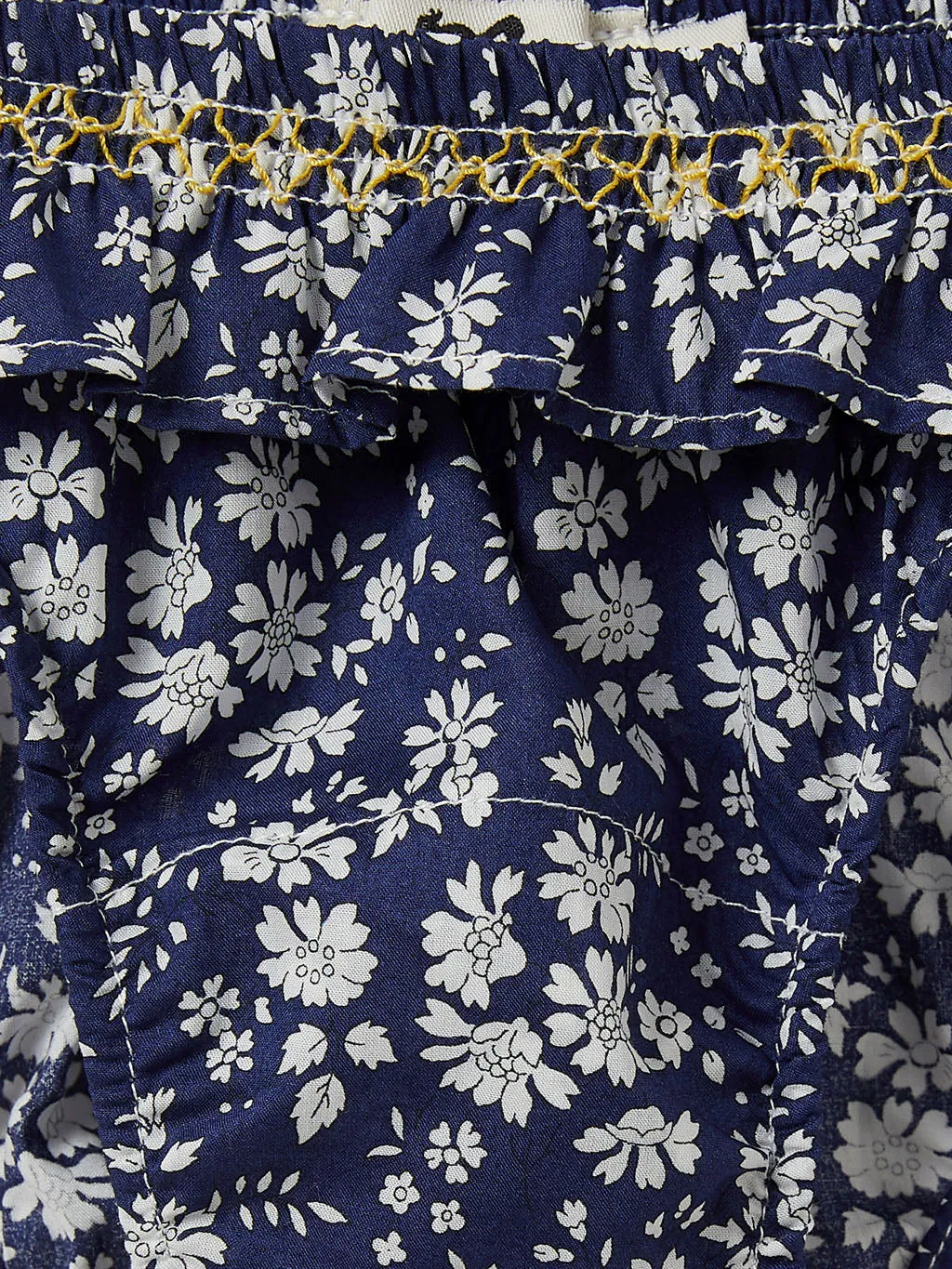 Culotte de plage en tissu Liberty fille