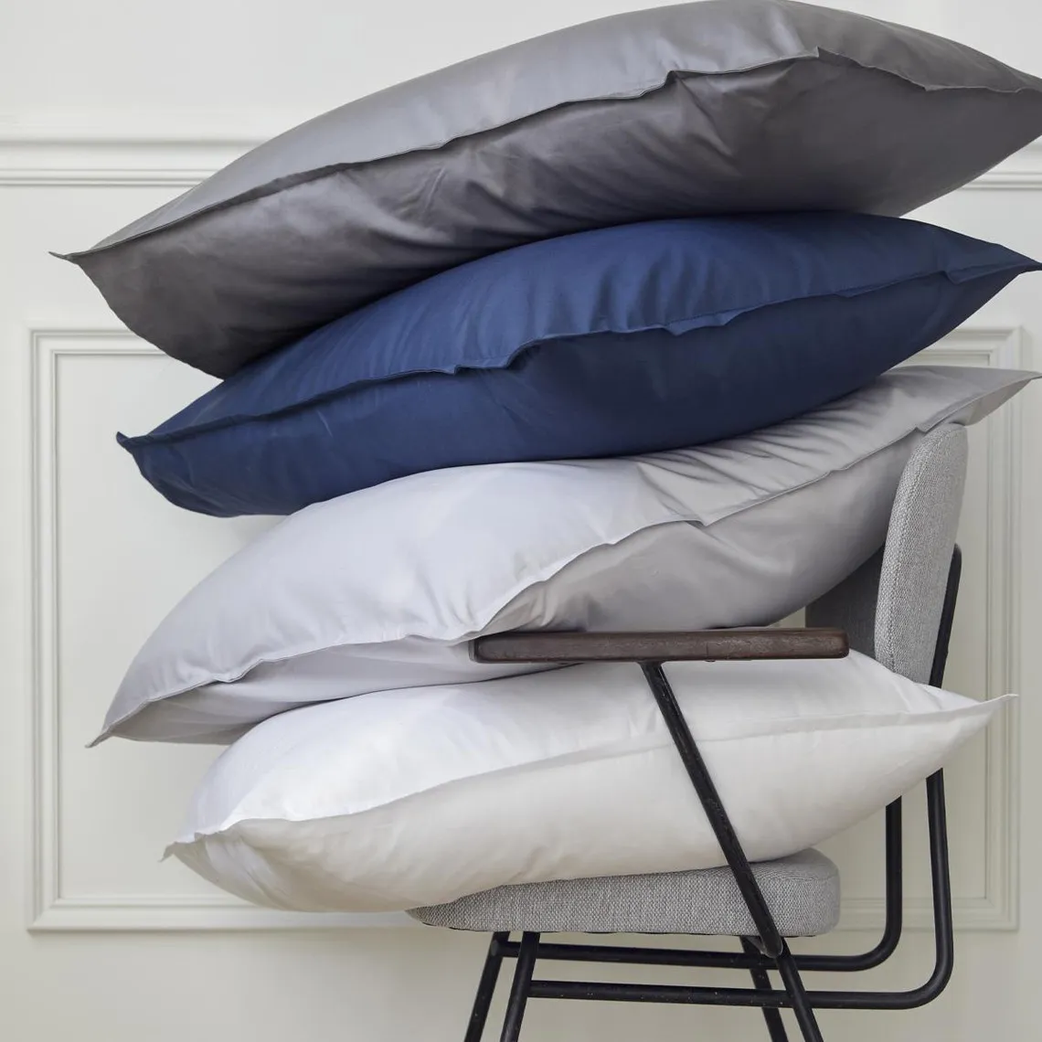Drap-housse en satin de coton, Palazzo, Blanc | 3 Suisses