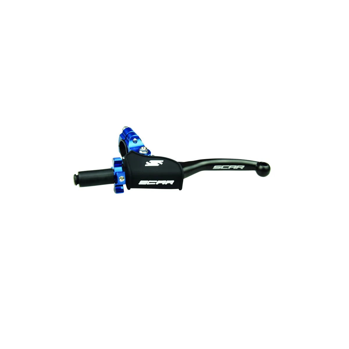 Ensemble levier d'embrayage retournable Flex avec cocotte SCAR universelle Bleu