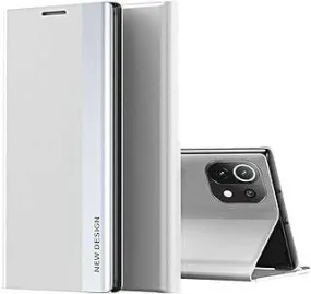 Étui à rabat intelligent de luxe avec fenêtre latérale miroir compatible 