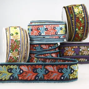 Galon Jacquard Miroirs 40 mm