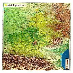 GEORELIEF MIDI PYRENEES 42X42