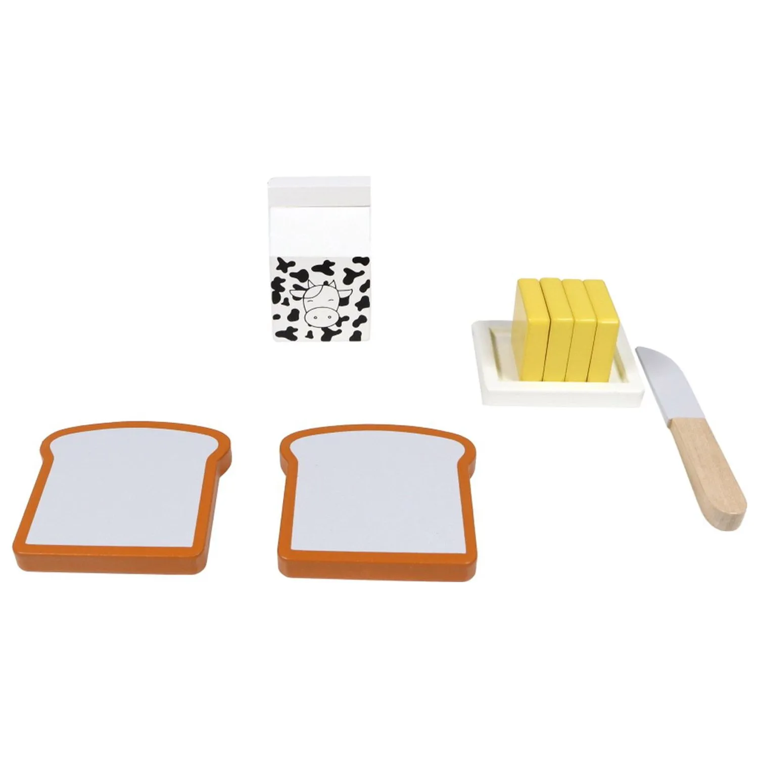 Grille-pain en bois + accessoires