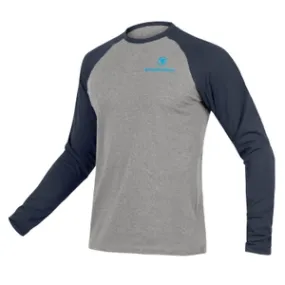 Hommes T-shirt One Clan Raglan M/L - Blue Encre