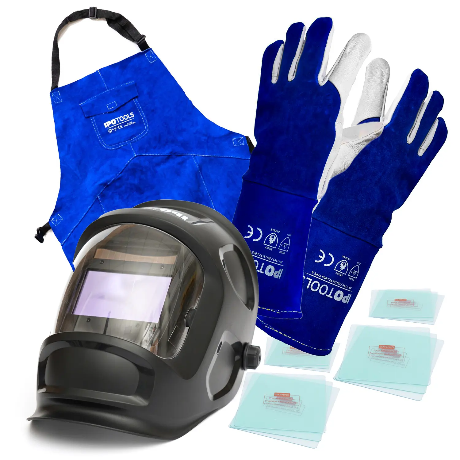 Kit de soudage TIG 200R avec casque de soudage et aimants de soudage