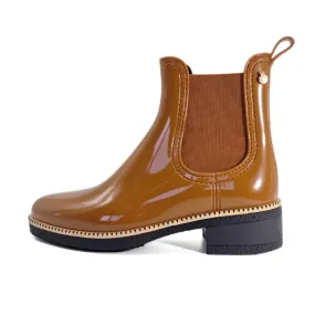 La bottine de pluie Végan camel - Lemon Jelly - Scarpe