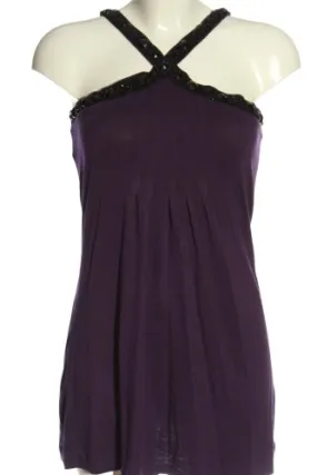 Laura Scott Top long violet style décontracté
