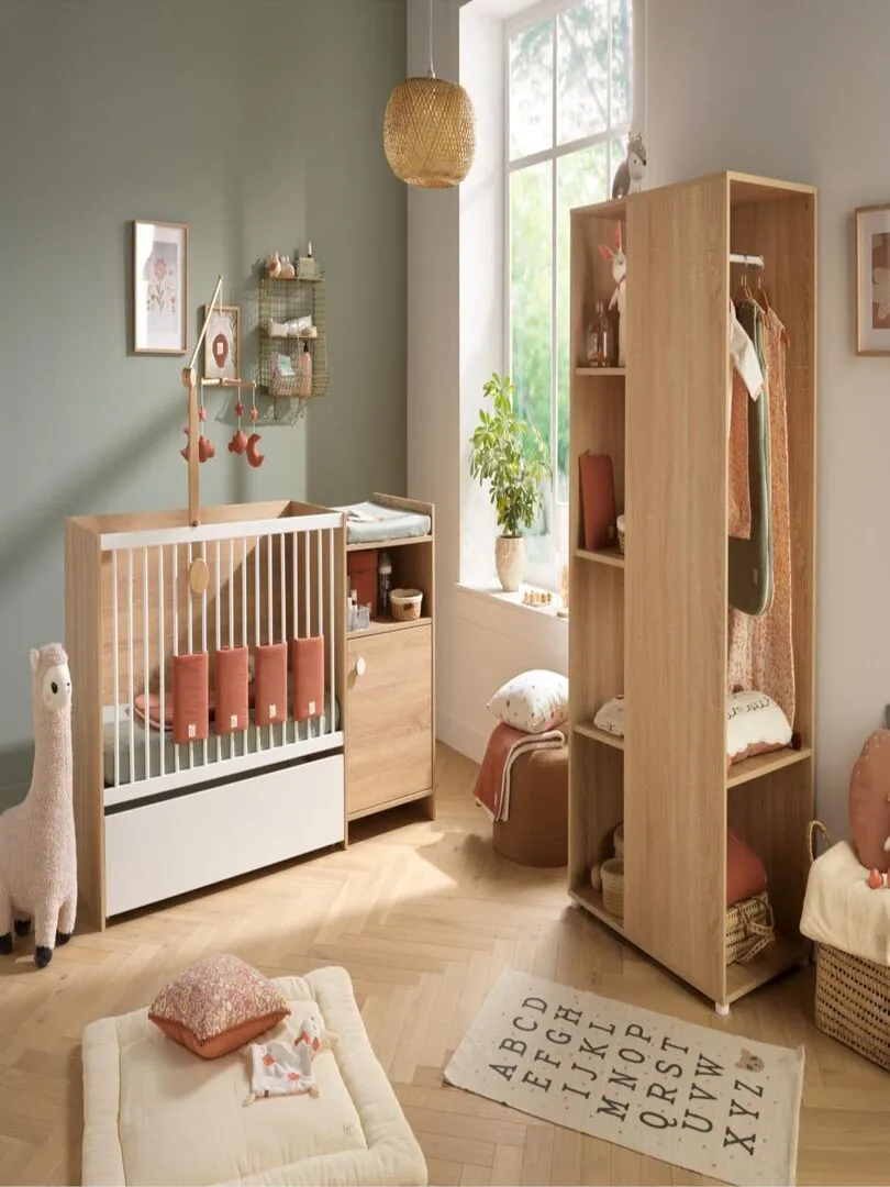 Lit combiné UP - BABYPRICE - Marron