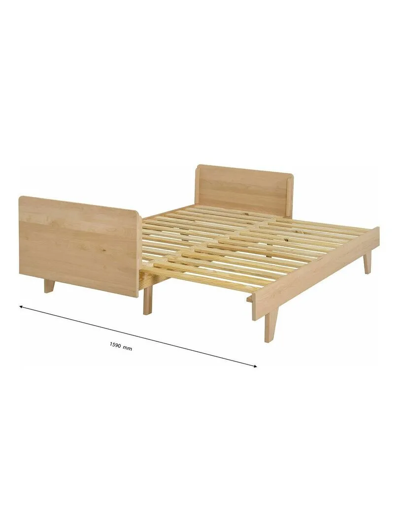 Lit extensible Nando - AKITEN RETAIL - Marron