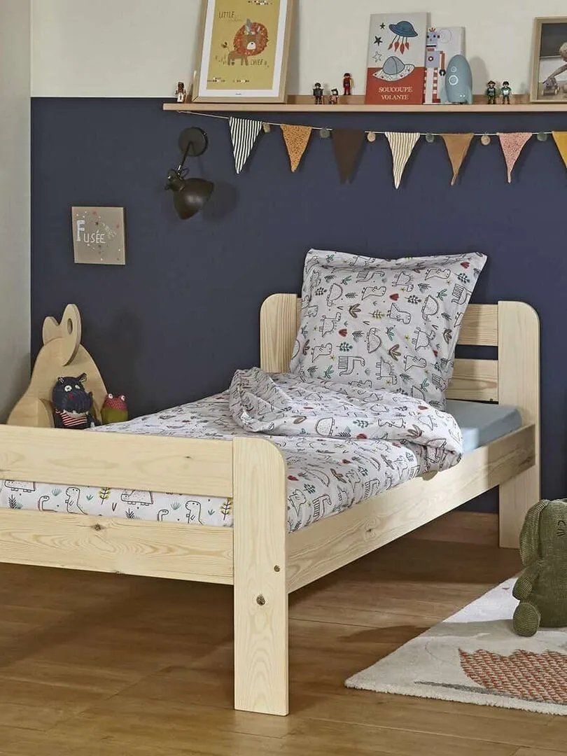 Pack lit avec matelas Sundy - AKITEN RETAIL - Marron