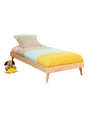 Pack lit avec pieds et matelas Doris - AKITEN RETAIL - Marron