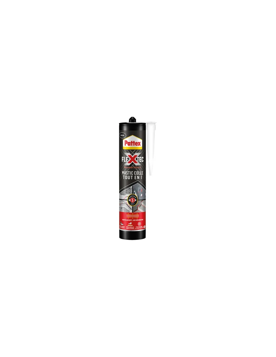 Pattex mastic colle flextec noir 389g - PATTEX