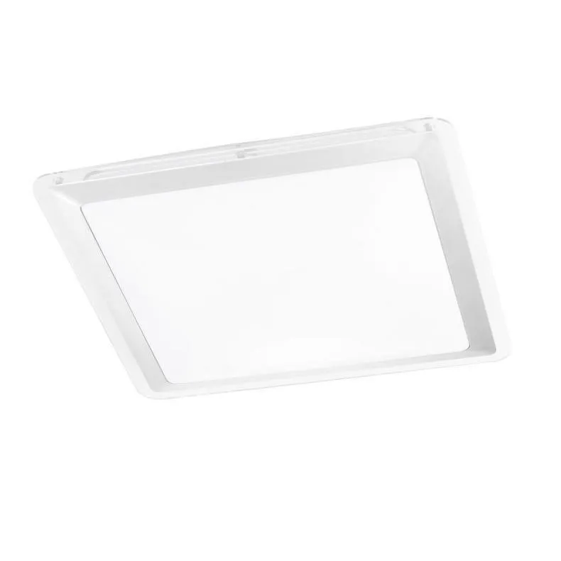 Plafonnier led Leuchten Direkt Labol Nickel satiné Acier