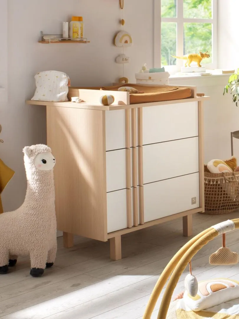 Plan à langer pour commode jusqu'à 15 kg - SAUTHON - Marron