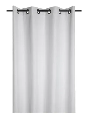 Rideau occultant  -  - Effet tweed - Ecru
