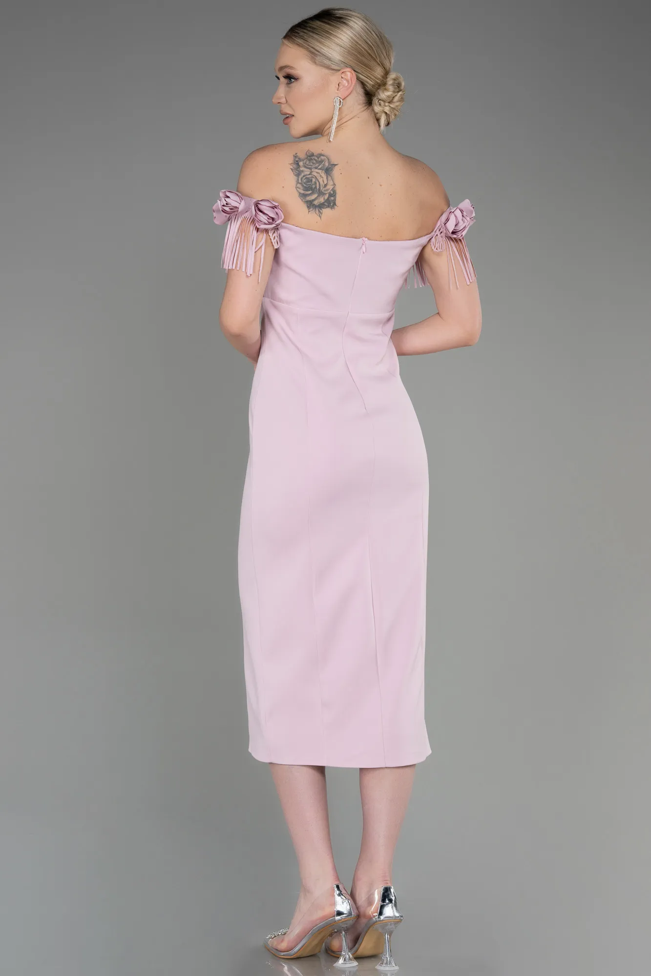 Robe de Cérémonie Midi Poudre ABK2006