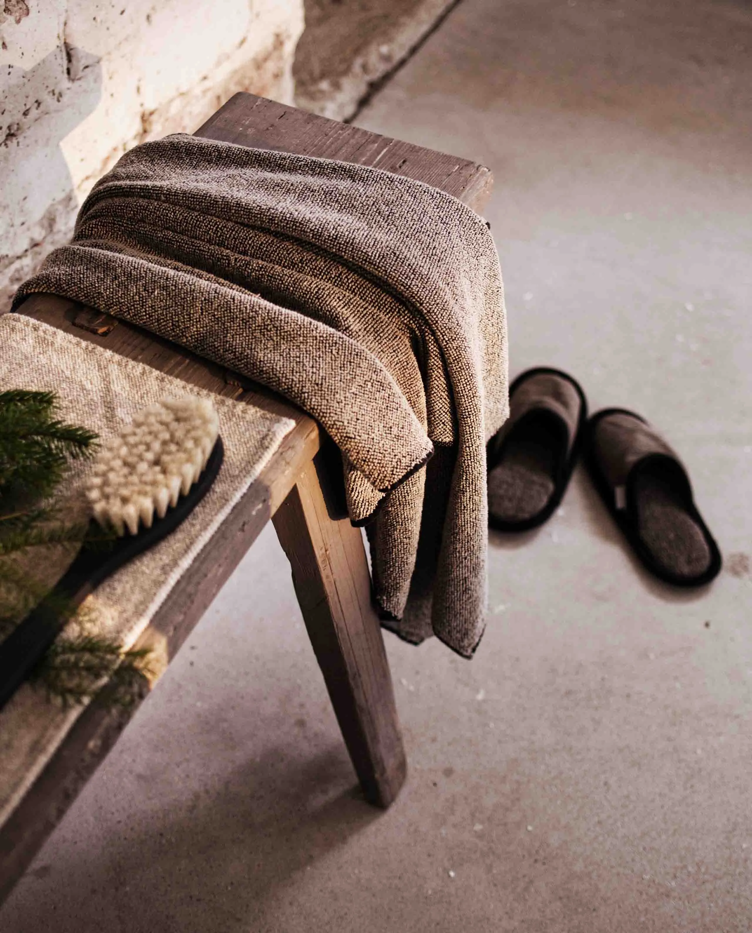 Serviette de bain en lin