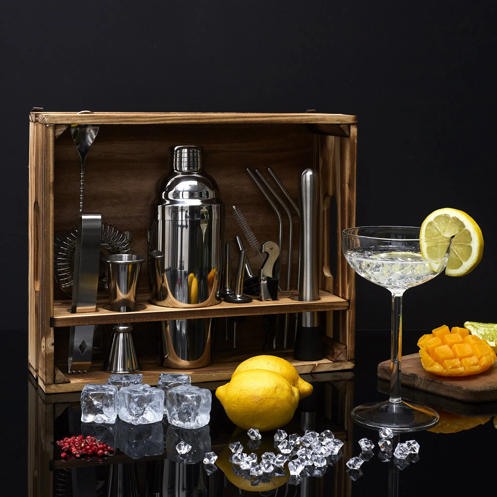 SET COCKTAIL 15 ACCESSOIRES