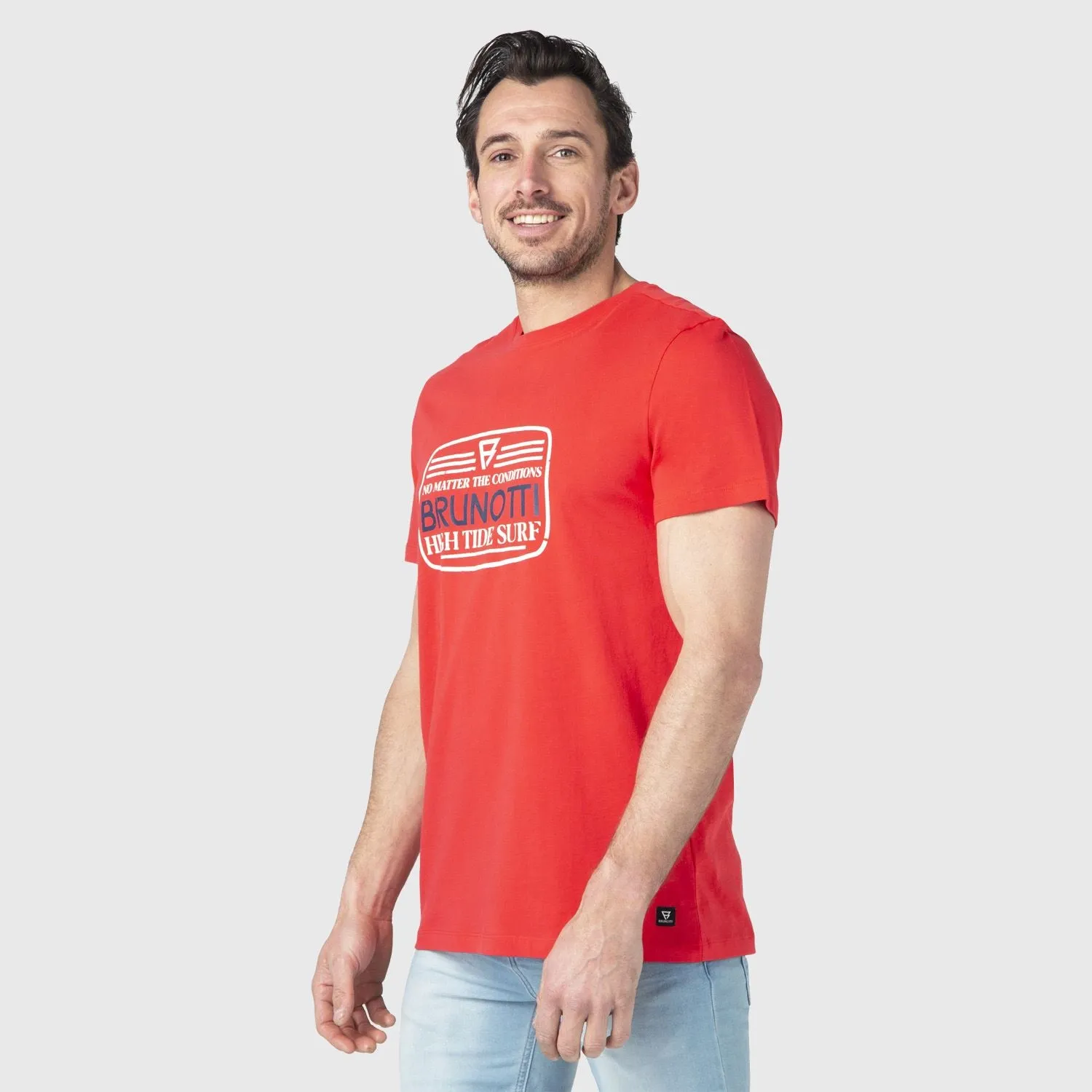 T-Shirt Brunotti Hommes Tim Print Bright Red