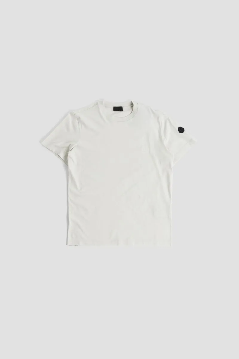 T-shirt gris clair en coton