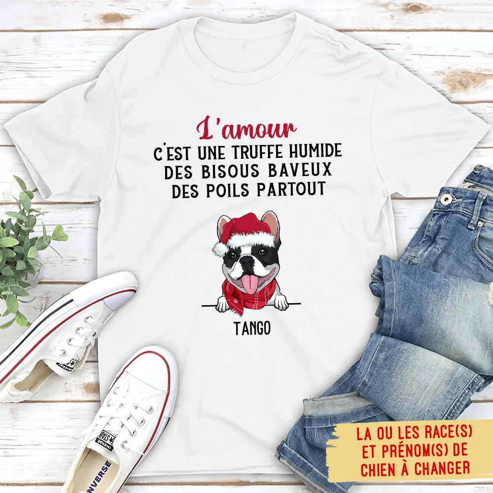 T-shirt Unisex Personnalisé - Des Poils Partout En Ce Noël