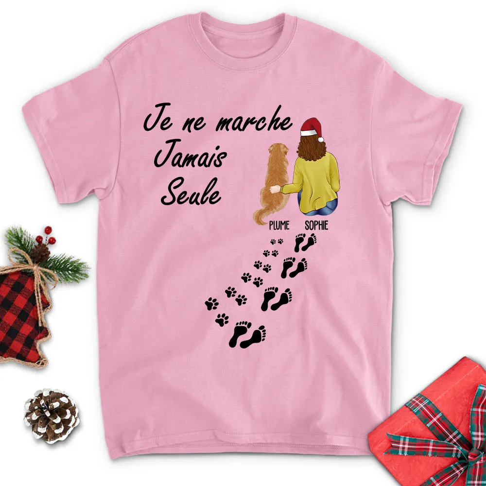 T-shirt Unisex Personnalisé - Jamais Seule Version 3