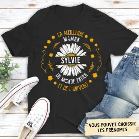T-shirt Unisexe Personnalisé - La Top Meilleure Maman