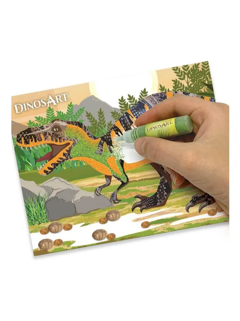 Tableaux A Texturer Dinos Art - N/A