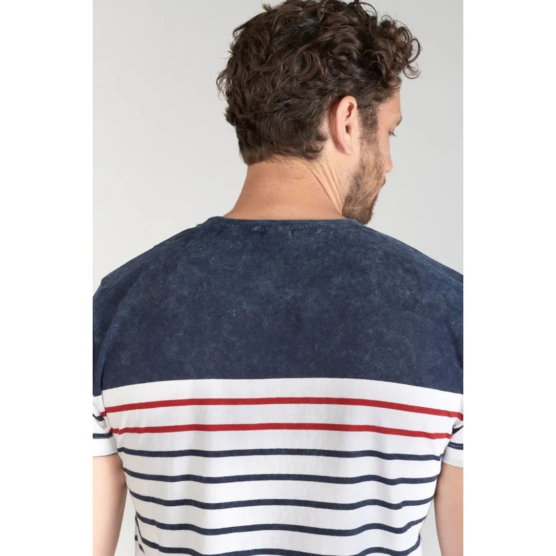 Tee-Shirt BLANK blanc en coton Le Temps des Cerises - T-shirt / Polo Homme sur MenCorner