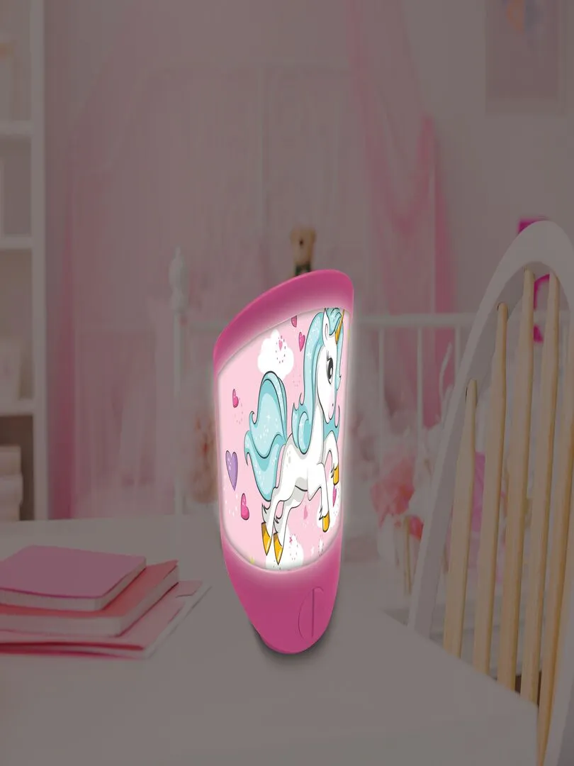 Veilleuse De Chevet Ou Murale Licorne - Transparent
