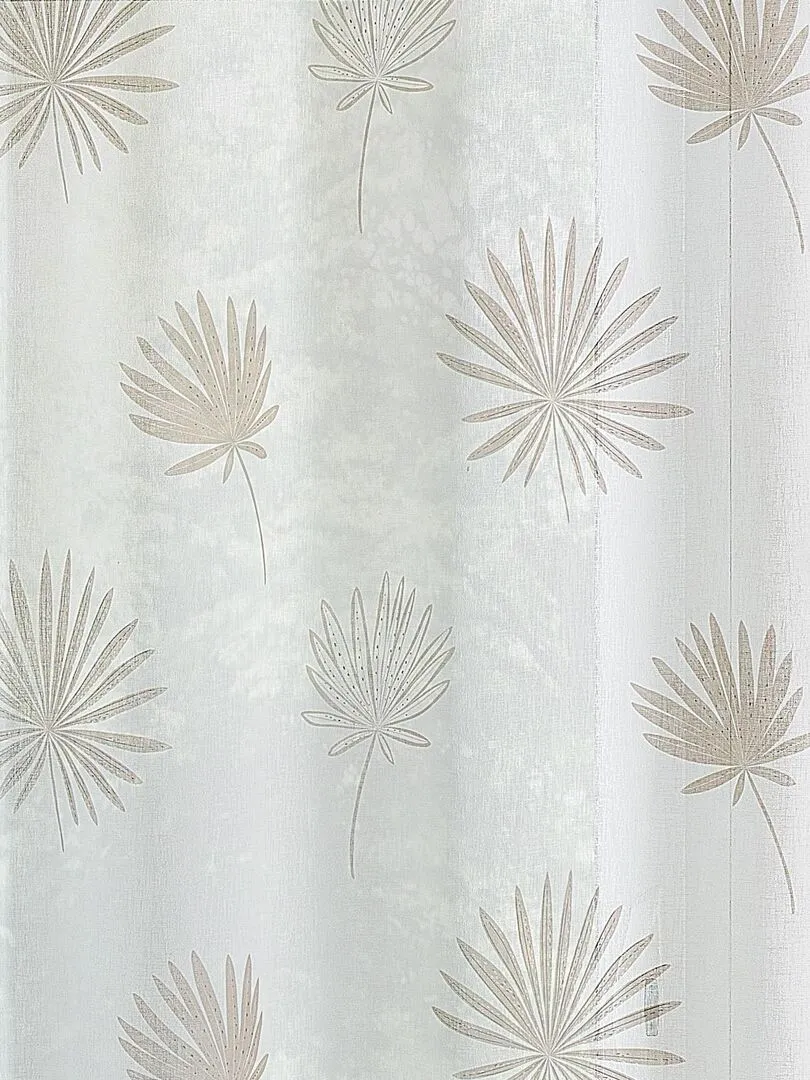 Voilage bohème  - Effet lin - Beige