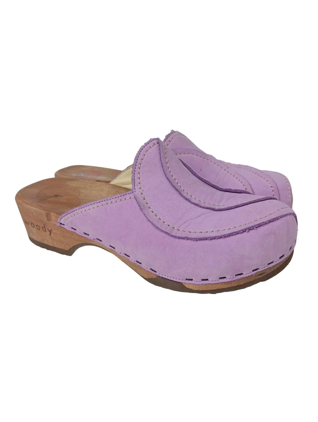woody Sabot violet style décontracté